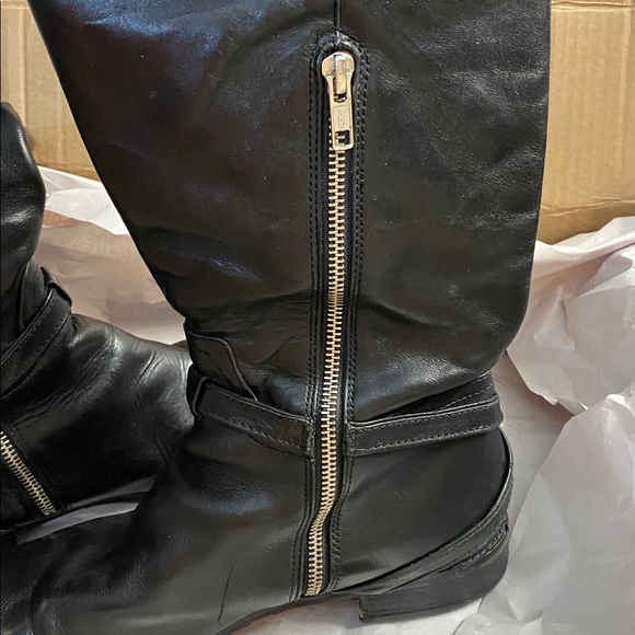 Coach NY Women's Micha Black Leather Boots Size 10B Excellent Condition 17" tall - Picture 10 of 10